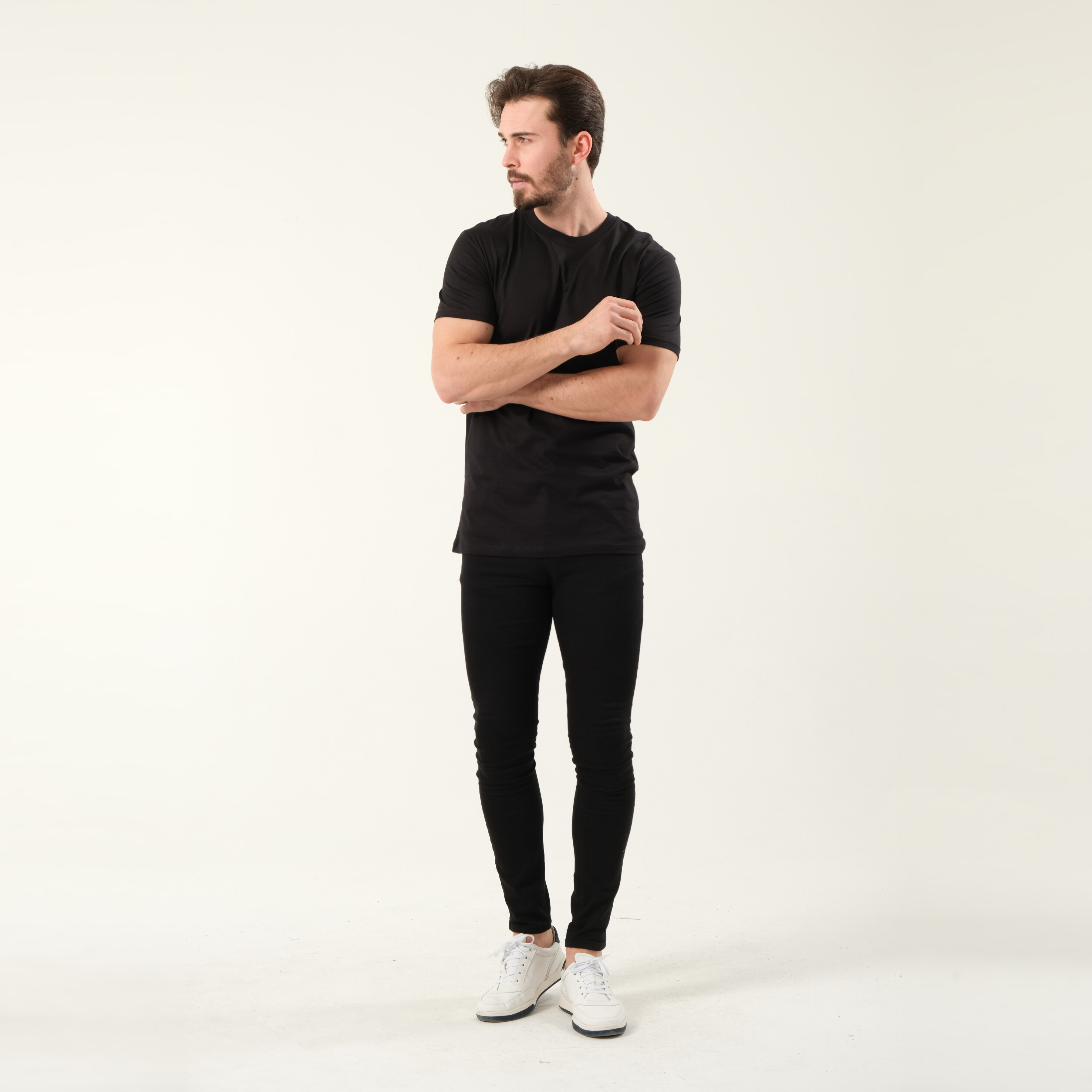 Black t-shirt detail